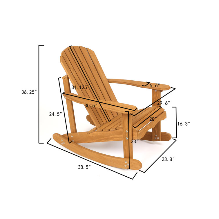 Adirondack rocking best sale chair plans